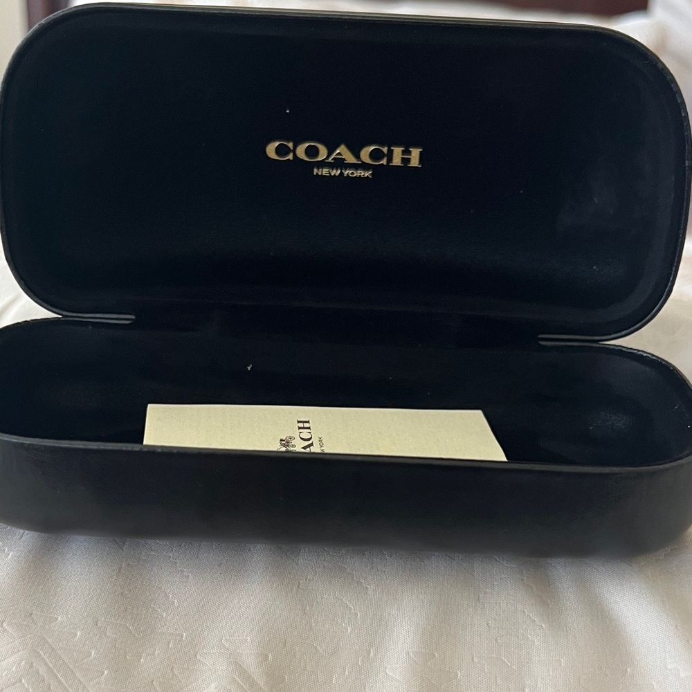 Coach  Black eyeglasses case